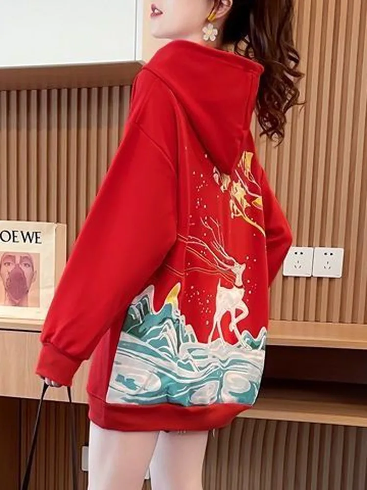 Женская толстовка больших размеров с объемной вышивкой, свободного кроя, с длинными рукавами, термо, красная, для осени-зимы, до 300 фунтов
Женская толстовка больших размеров с объемной вышивкой, свободного кроя, с длинными рукавами, термо, красная, для осени-зимы, до 300 фунтов