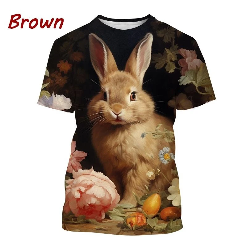Newest Fashion Funny Cute And Cool Rabbit 3D Printed T-shirt Casual Short Sleeve Personality Hip Hop Tops Men's T Shirts Apparel
Newest Fashion Funny Cute And Cool Rabbit 3D Printed T-shirt Casual Short Sleeve Personality Hip Hop Tops Men's T Shirts Apparel
