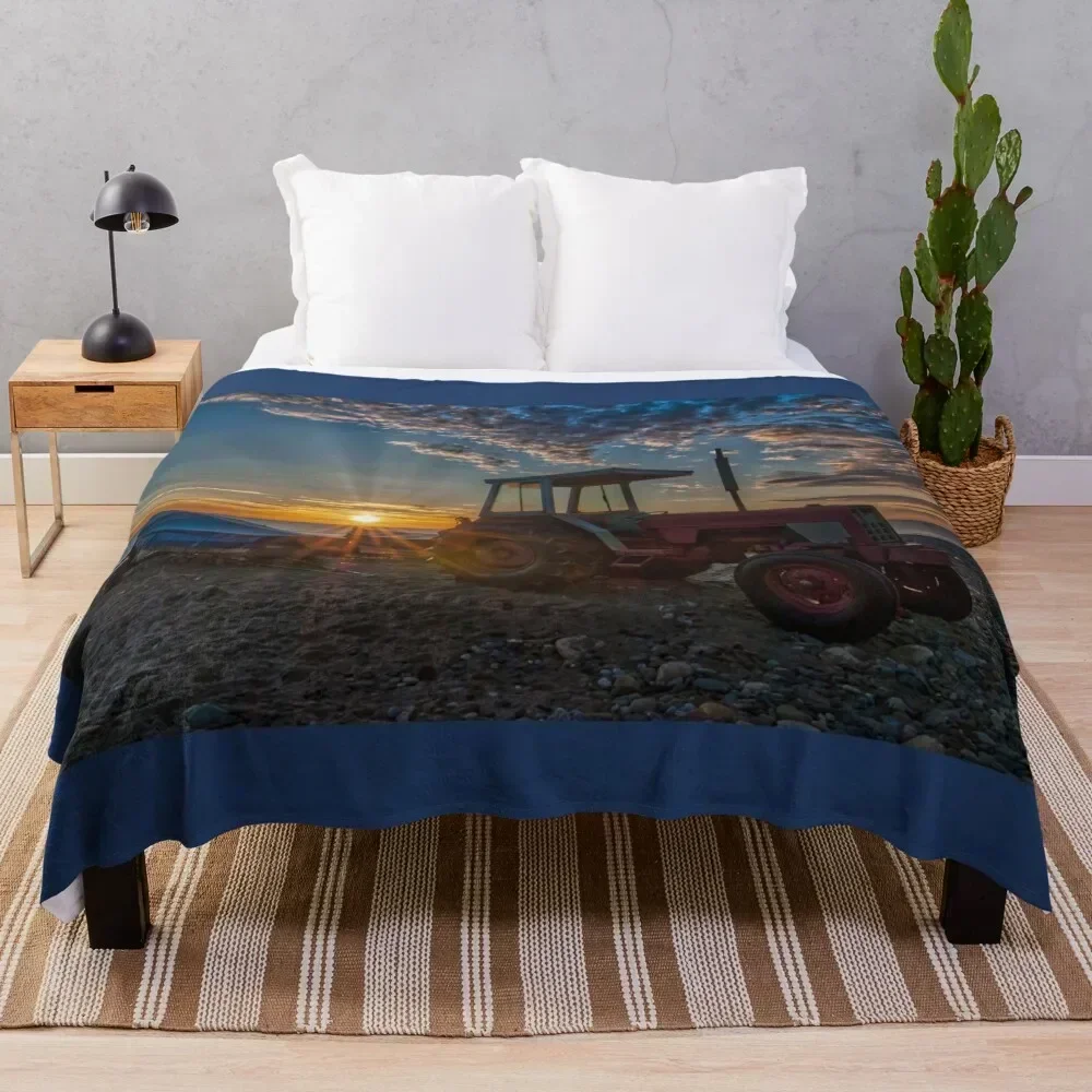 Tractor on the Beach at Sunrise Throw Blanket Soft Bedroom Blanket for Night Sleeping
Tractor on the Beach at Sunrise Throw Blanket Soft Bedroom Blanket for Night Sleeping