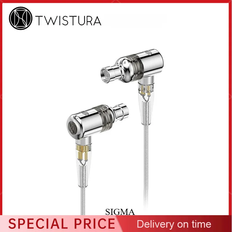 TWISTURA SIGMA Hybrid Hi-Fi In-Ear Monitors Earphones with High-Purity Silver-Plated Copper Cable and Innovative Design
TWISTURA SIGMA Hybrid Hi-Fi In-Ear Monitors Earphones with High-Purity Silver-Plated Copper Cable and Innovative Design