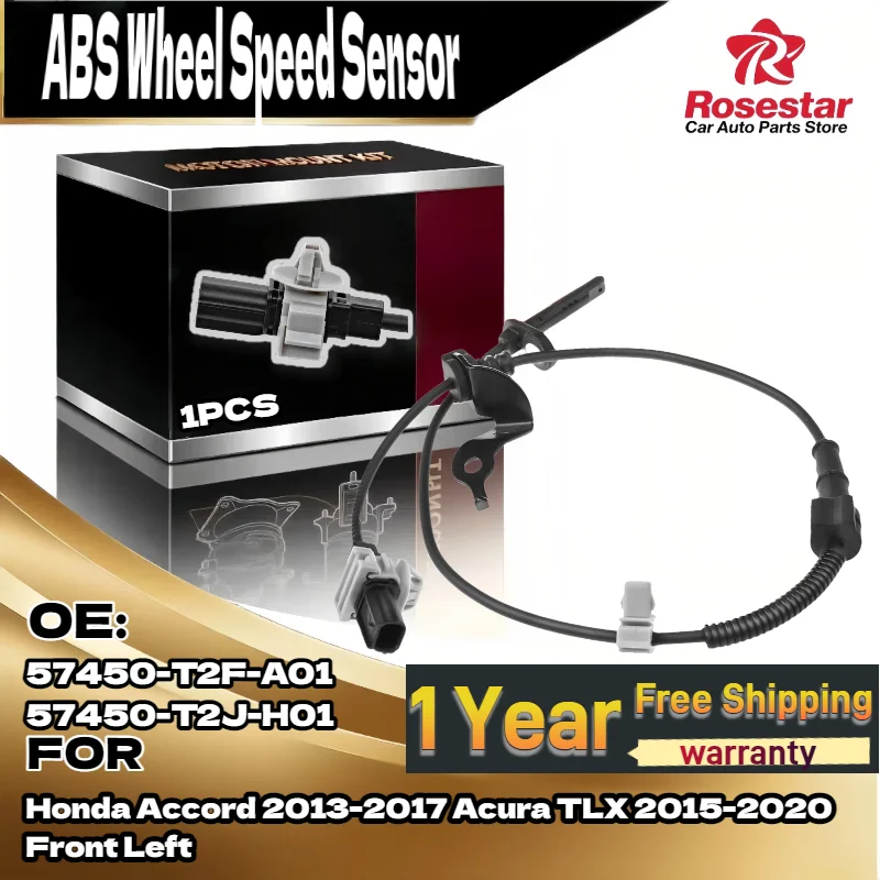 For ABS Sensor for Honda Accord 2013-2017 for Acura TLX 2015-2020 Left Front Wheel Speed 57450-T2F-A01
For ABS Sensor for Honda Accord 2013-2017 for Acura TLX 2015-2020 Left Front Wheel Speed 57450-T2F-A01