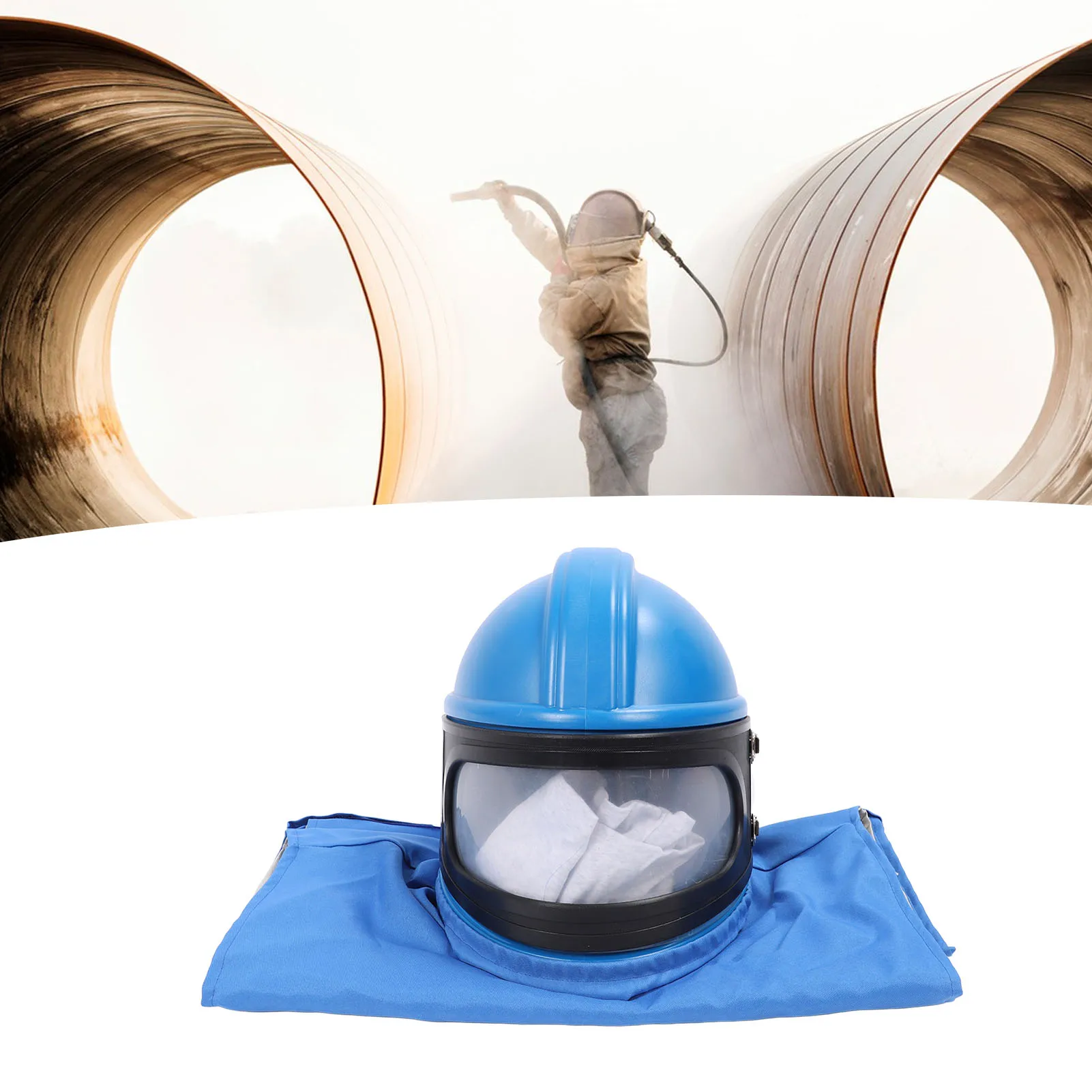 Sandblast Hood Protector Helmet Sandblasting Helmet with Air Supply Sandblaster Air Supplied Safety Sandblast Hood Protector
Sandblast Hood Protector Helmet Sandblasting Helmet with Air Supply Sandblaster Air Supplied Safety Sandblast Hood Protector