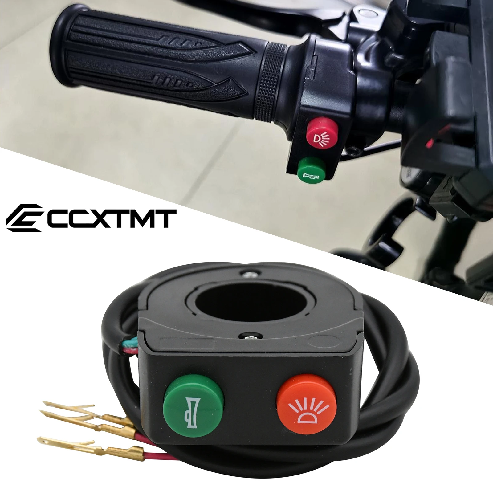 22mm 7/8" Handlebar Horn And Headlight Combination Button Switch For Motorcycle ATV E-bike Scooter Universal Refit Accessories
22mm 7/8" Handlebar Horn And Headlight Combination Button Switch For Motorcycle ATV E-bike Scooter Universal Refit Accessories