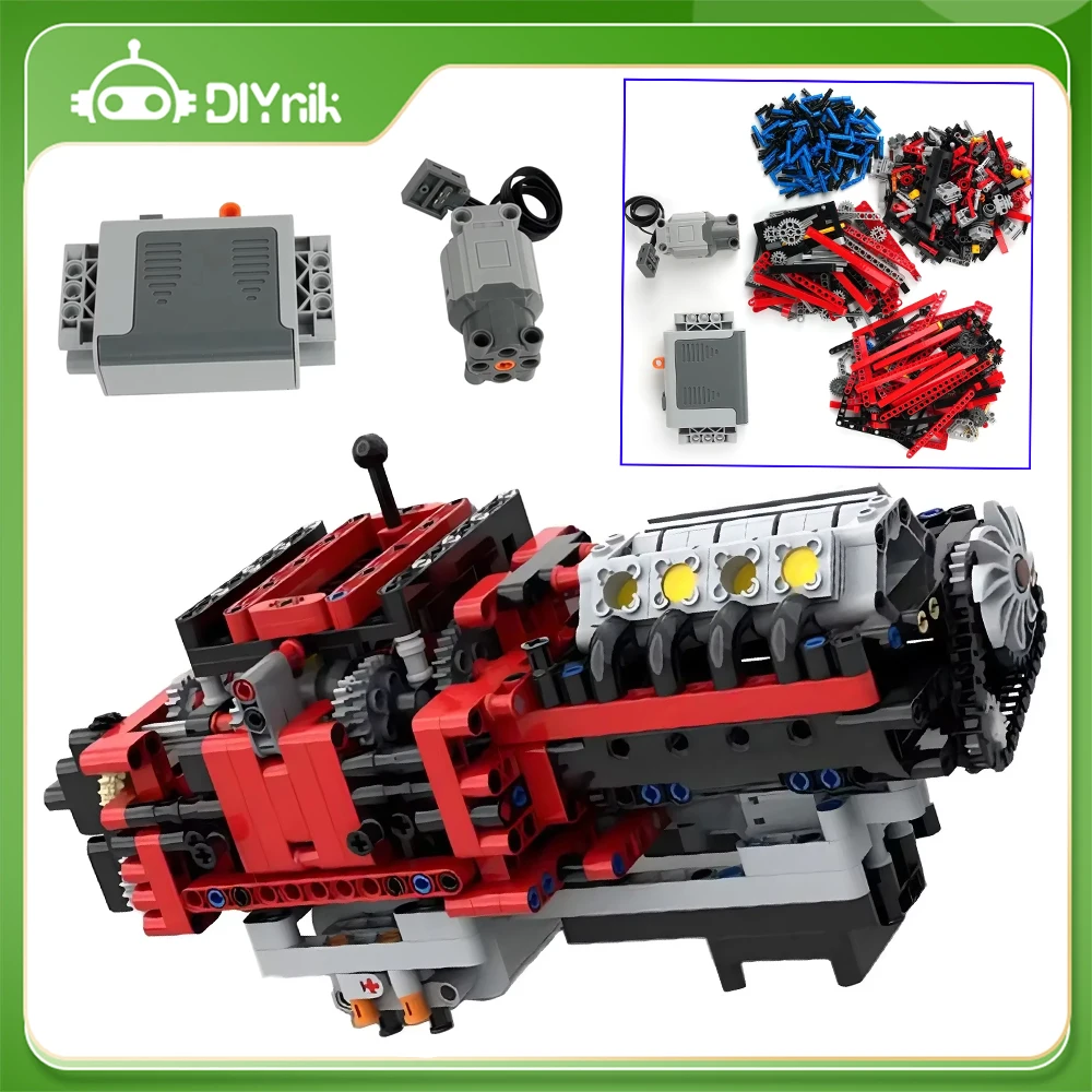 777PCS MOC-79482 8-speed gearbox model + L motor Building Blocks Set Compatible with Legoeds Kids Gift DIY Educational Toys
777PCS MOC-79482 8-speed gearbox model + L motor Building Blocks Set Compatible with Legoeds Kids Gift DIY Educational Toys