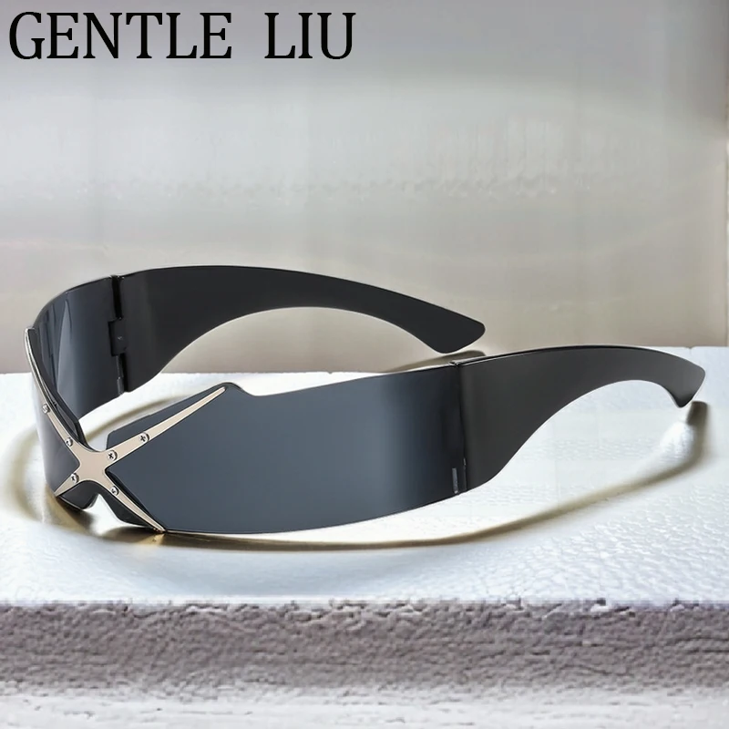 Steampunk Rimless Sunglasses Men Women 2025 Luxury Brand Vintage One-Piece Shield Mask Goggle Y2K Punk UV400 Eyewear For Male
Steampunk Rimless Sunglasses Men Women 2025 Luxury Brand Vintage One-Piece Shield Mask Goggle Y2K Punk UV400 Eyewear For Male