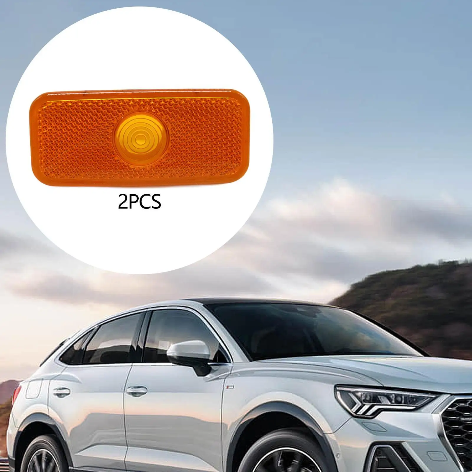 2 Pieces Side Marker Turn Light Easy Installation Amber Auto Repair Parts Versatile Side Marker Lamp for 1671689 Trailers
2 Pieces Side Marker Turn Light Easy Installation Amber Auto Repair Parts Versatile Side Marker Lamp for 1671689 Trailers