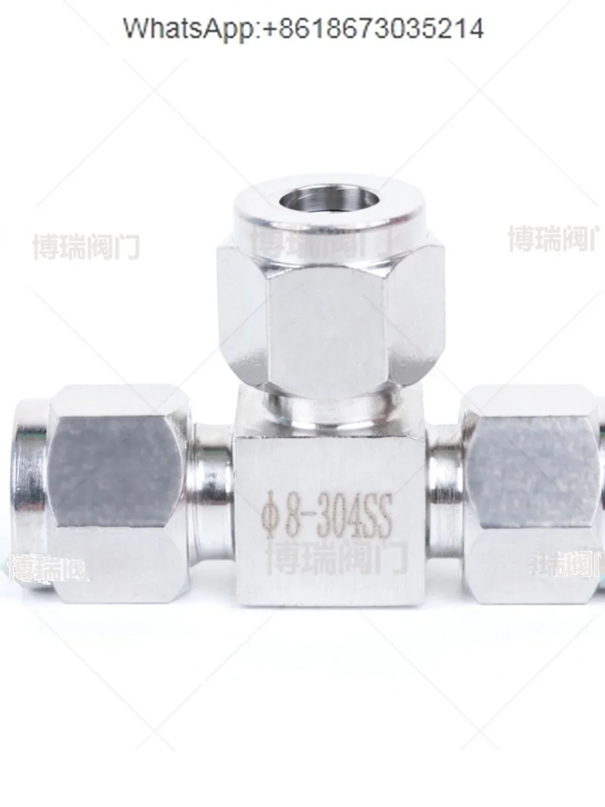 304 stainless steel ferrule tee joint copper pipe double ferrule stainless steel joint equal diameter t-type air source pipe
304 stainless steel ferrule tee joint copper pipe double ferrule stainless steel joint equal diameter t-type air source pipe
