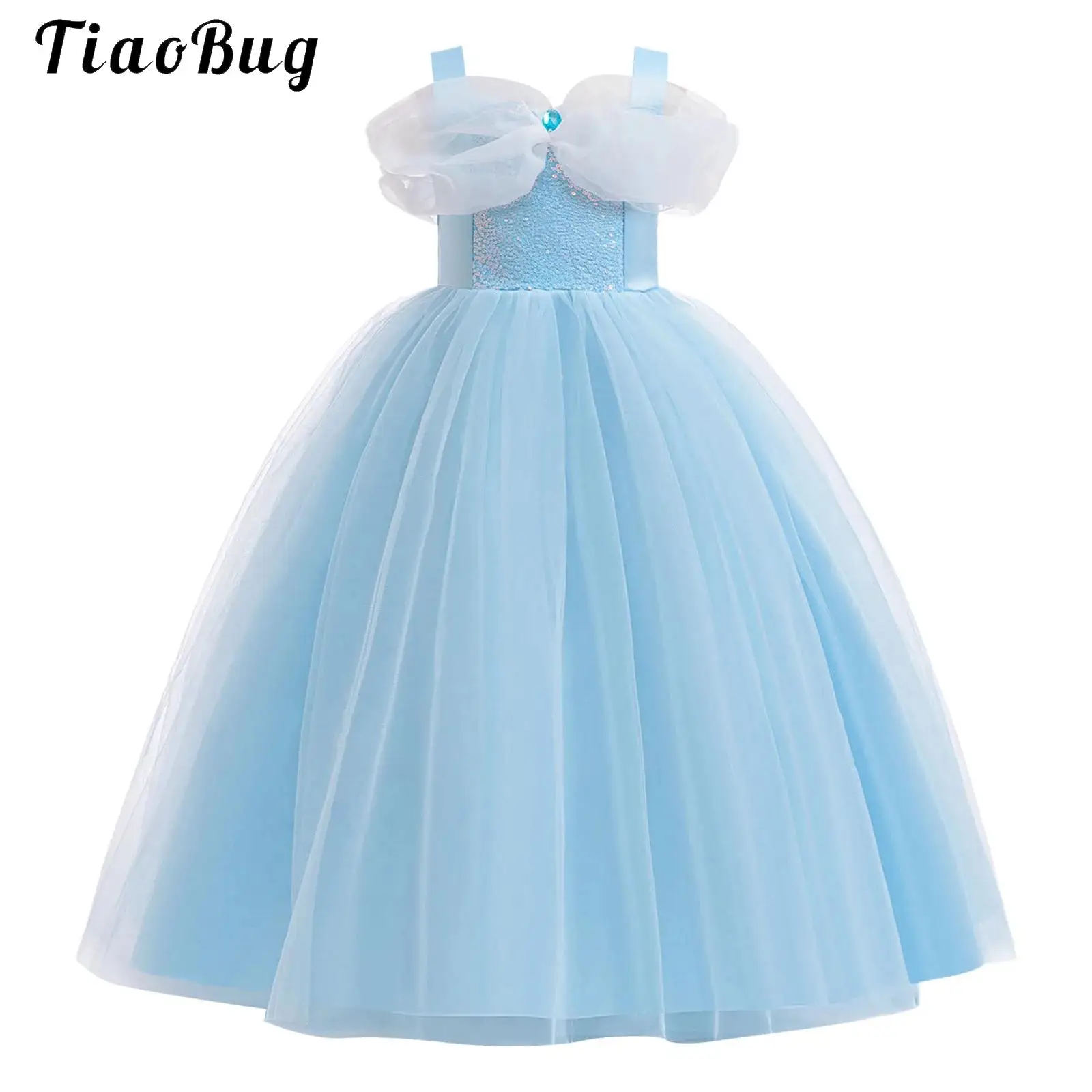 Kids Sleeveless Off Shoulder Princess Ball Gown Elegant Girls Bridemaid Wedding Dress Gem Sequin Bodice Puff A-line Maxi Dress
Kids Sleeveless Off Shoulder Princess Ball Gown Elegant Girls Bridemaid Wedding Dress Gem Sequin Bodice Puff A-line Maxi Dress