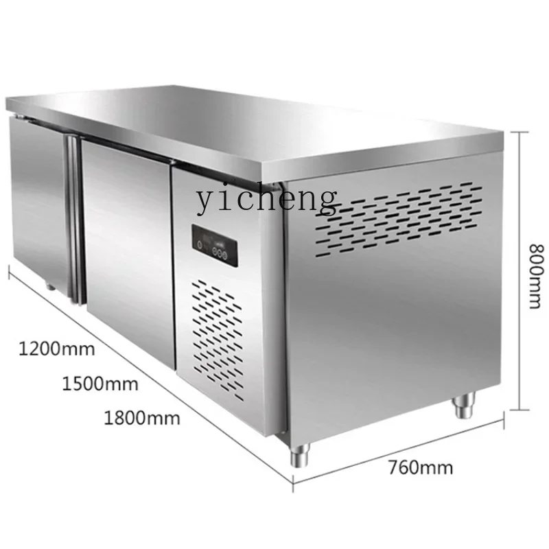 Freeze Storage Workbench Freezer Industrial Refrigerator Horizontal Fresh Cabinet Flat Cooling Console Freezer 
Freeze Storage Workbench Freezer Industrial Refrigerator Horizontal Fresh Cabinet Flat Cooling Console Freezer