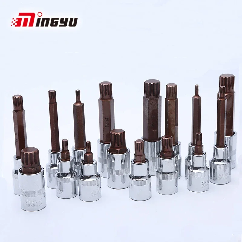 12 Points Wrench Head Tool For Ratchet M4 M5 M6 M7 M8 M10 M12 M14 M16 M18 Bit Socket 1PC 1/2 Inch Drive 60MM 100MM Long
12 Points Wrench Head Tool For Ratchet M4 M5 M6 M7 M8 M10 M12 M14 M16 M18 Bit Socket 1PC 1/2 Inch Drive 60MM 100MM Long