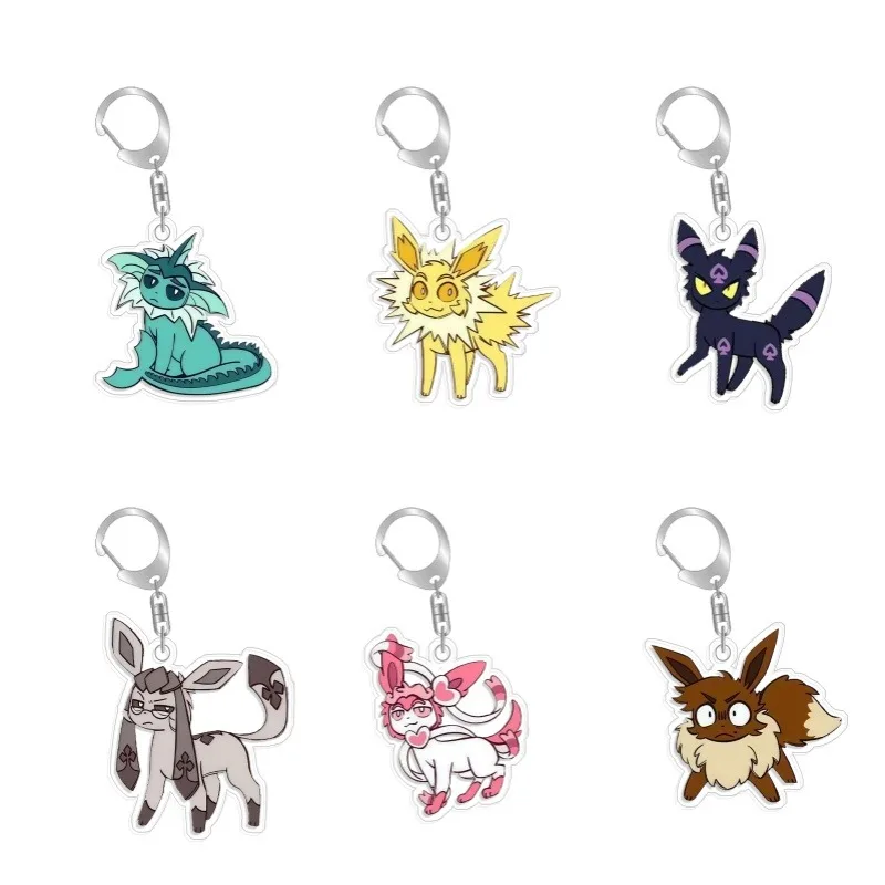 For Pokemon Elf Qikchu Jolteon Espeon Sylveon Leafeon Original Acrylic Selfmade Cartoon Anime Cute Keychain Pendant Toy Gift
For Pokemon Elf Qikchu Jolteon Espeon Sylveon Leafeon Original Acrylic Selfmade Cartoon Anime Cute Keychain Pendant Toy Gift