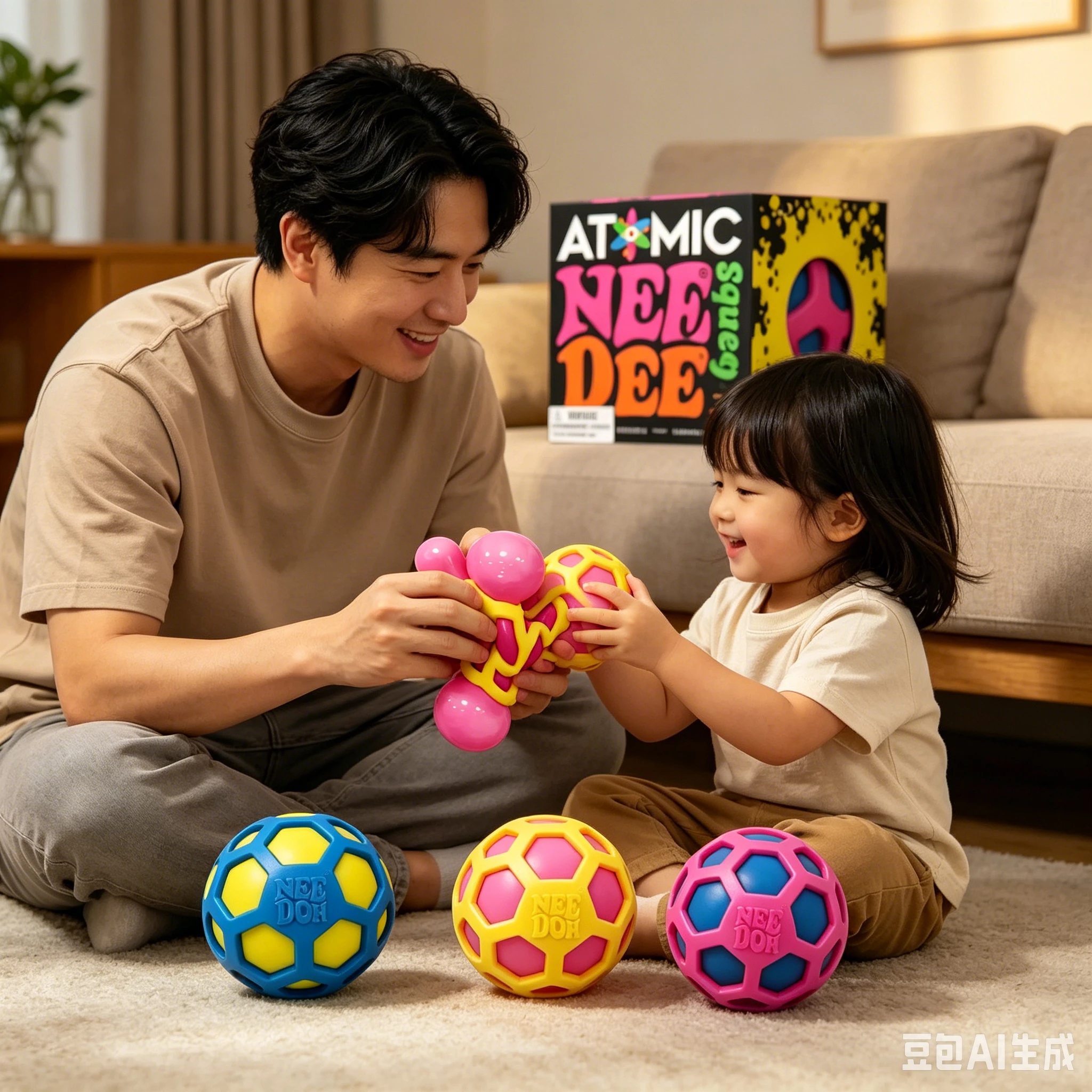 Original Schylling NeeDoh Atomic Stress Relief Fidget Squeeze Ball Squishy Toy Anti Anxiety Hand Toy Portable Gift for Adults
Original Schylling NeeDoh Atomic Stress Relief Fidget Squeeze Ball Squishy Toy Anti Anxiety Hand Toy Portable Gift for Adults