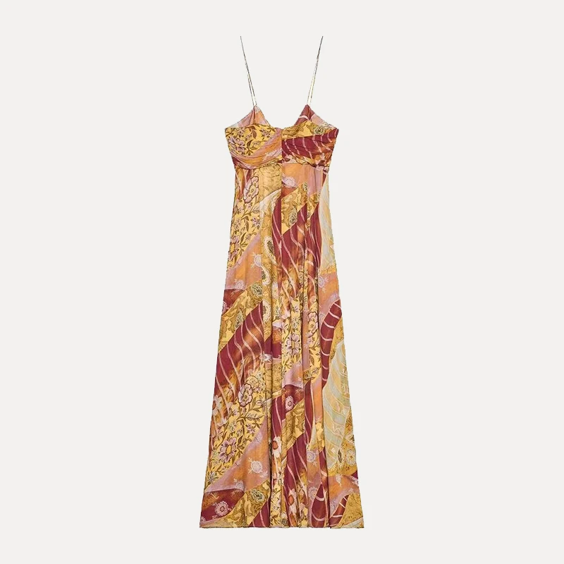 Ele High Waist Midi Dr Casual Floral Print Women's Dr Z Summer 2025 Svel Gown Polyester Fiber
Ele High Waist Midi Dr Casual Floral Print Women's Dr Z Summer 2025 Svel Gown Polyester Fiber