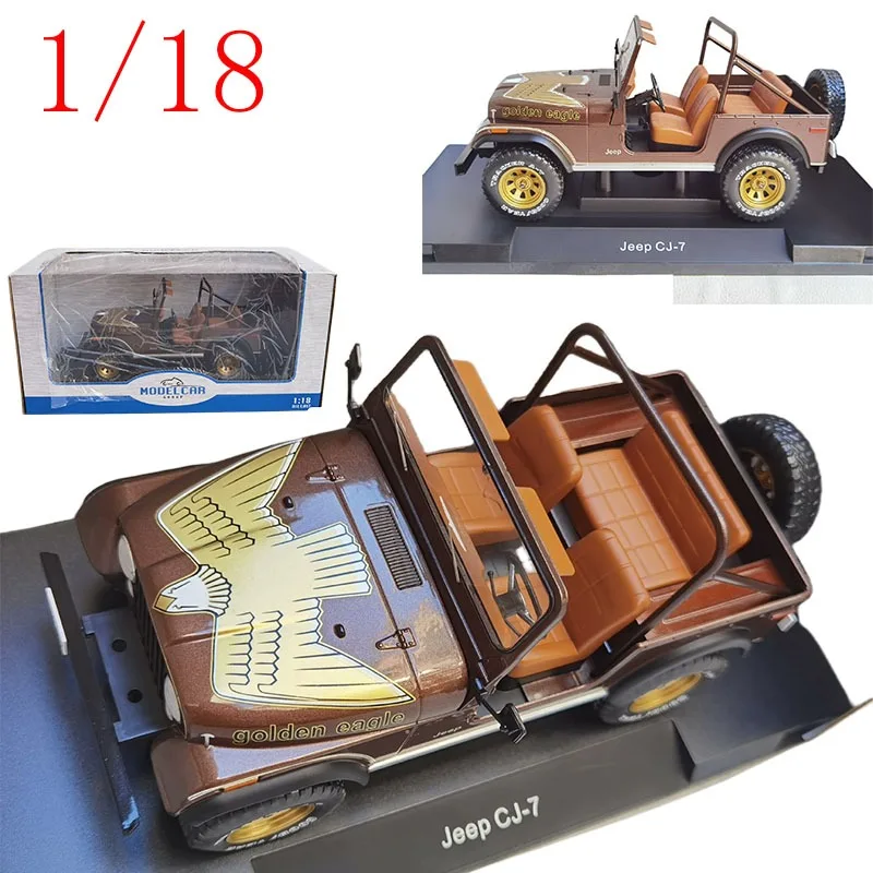 MCG Diecast 1/18 Scale Jeep CJ-7 Convertible Off-Road Vehicle Alloy Car Model Toys for Boys Gift Diecast Car
MCG Diecast 1/18 Scale Jeep CJ-7 Convertible Off-Road Vehicle Alloy Car Model Toys for Boys Gift Diecast Car
