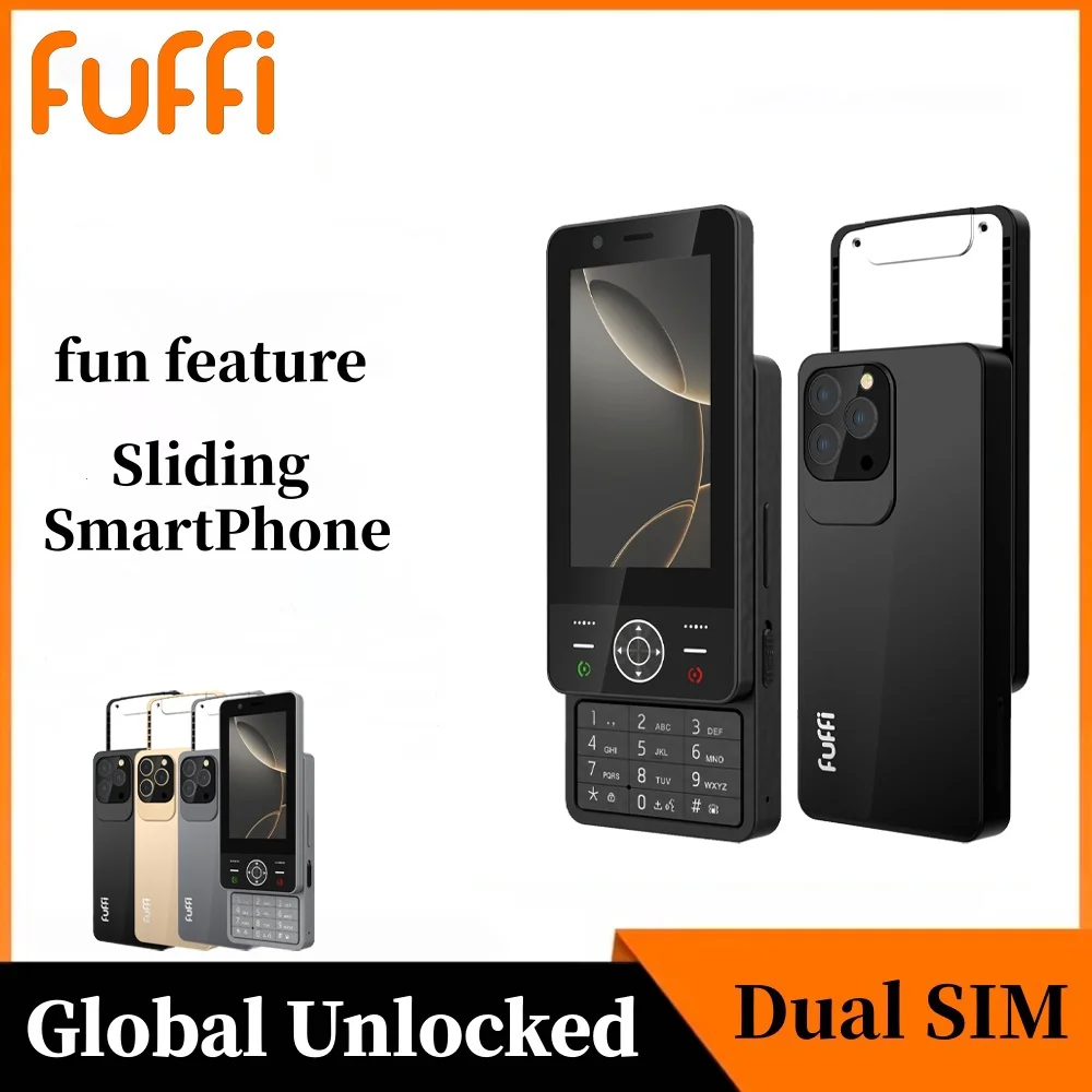 FUFFI S24 Pro Sliding Mini Phone 4.0 inch HD colorful screen phone fun feature phone 4G network Dual SIM student Mobile phone
FUFFI S24 Pro Sliding Mini Phone 4.0 inch HD colorful screen phone fun feature phone 4G network Dual SIM student Mobile phone