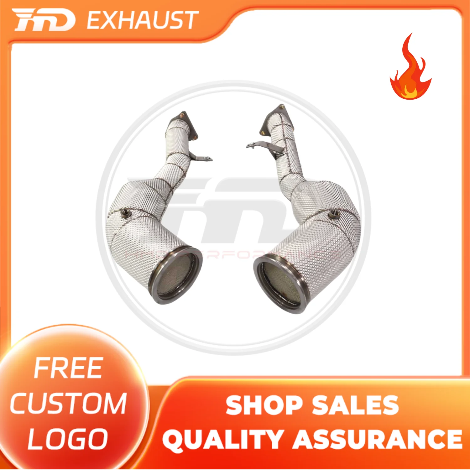HMD Exclusive customization SS304 Exhaust System Downpipe for Posche Macan GTS 95B.2 2.9T With Heat Shield Racing Pipe car
HMD Exclusive customization SS304 Exhaust System Downpipe for Posche Macan GTS 95B.2 2.9T With Heat Shield Racing Pipe car