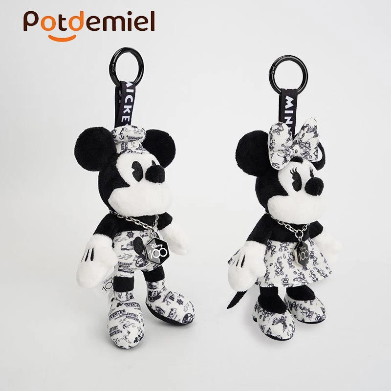 Disney Genuine Retro Mickey and Minnie Plush Toy Keychain Couple Keyring For Friend Hangings Birthday Gifts
Disney Genuine Retro Mickey and Minnie Plush Toy Keychain Couple Keyring For Friend Hangings Birthday Gifts