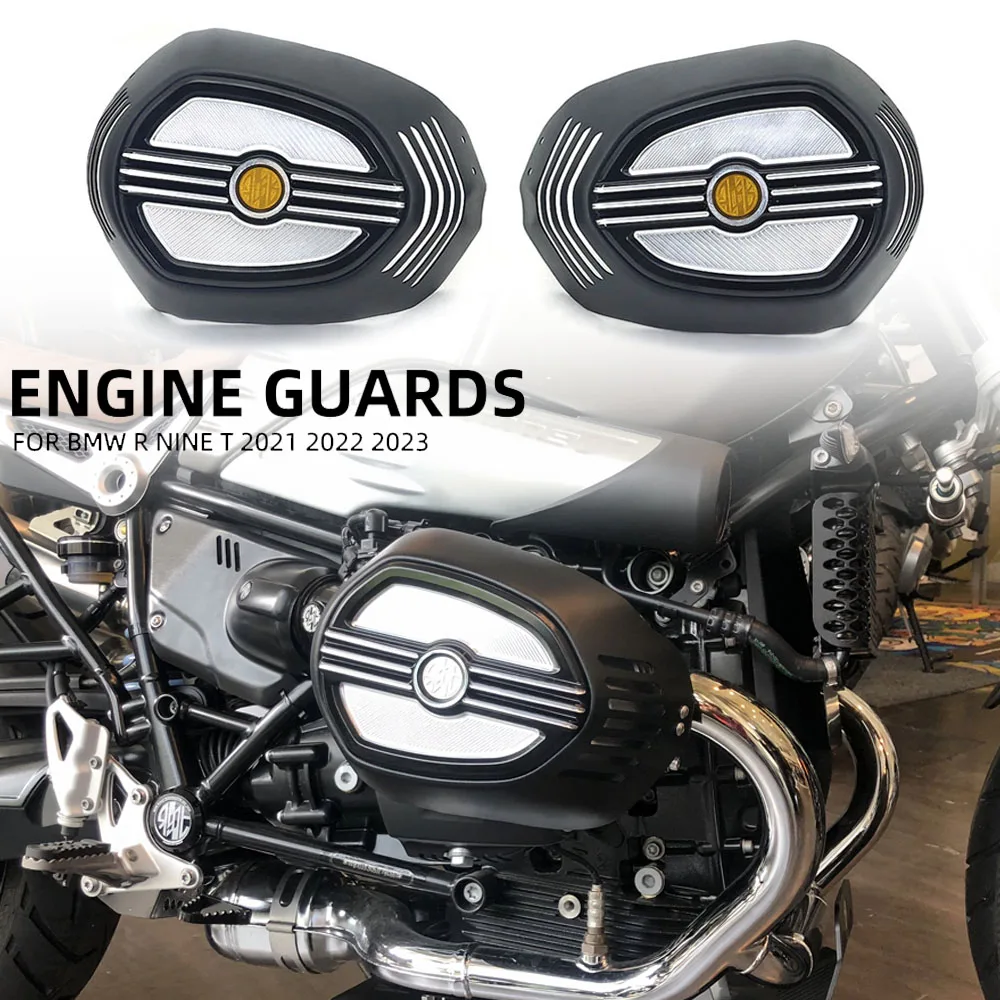 For BMW R nine T 2021-UP Motorcycle Accessories Black CNC Aluminum Engine Guard Cylinder Protective Cover Cylinder Head
For BMW R nine T 2021-UP Motorcycle Accessories Black CNC Aluminum Engine Guard Cylinder Protective Cover Cylinder Head