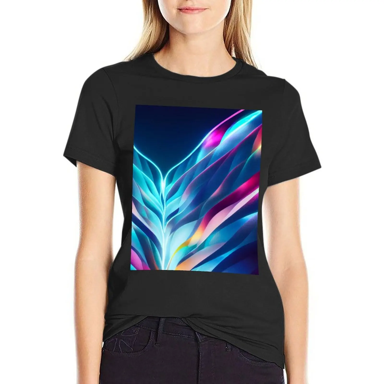 Neon Neon pattern T-Shirt customs design your own blanks kawaii clothes lady clothes cotton t shirts Women
Neon Neon pattern T-Shirt customs design your own blanks kawaii clothes lady clothes cotton t shirts Women