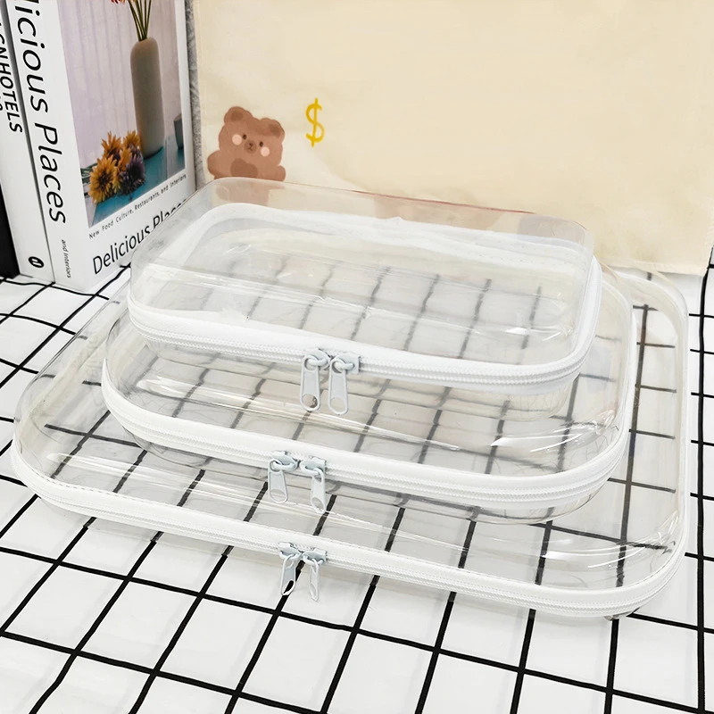 Double Zippered Hard Pouch Waterproof Storage Case Blocks Set Toy Cosmetics Organizer Clear Bag Stackable Home Travel Portable
Double Zippered Hard Pouch Waterproof Storage Case Blocks Set Toy Cosmetics Organizer Clear Bag Stackable Home Travel Portable