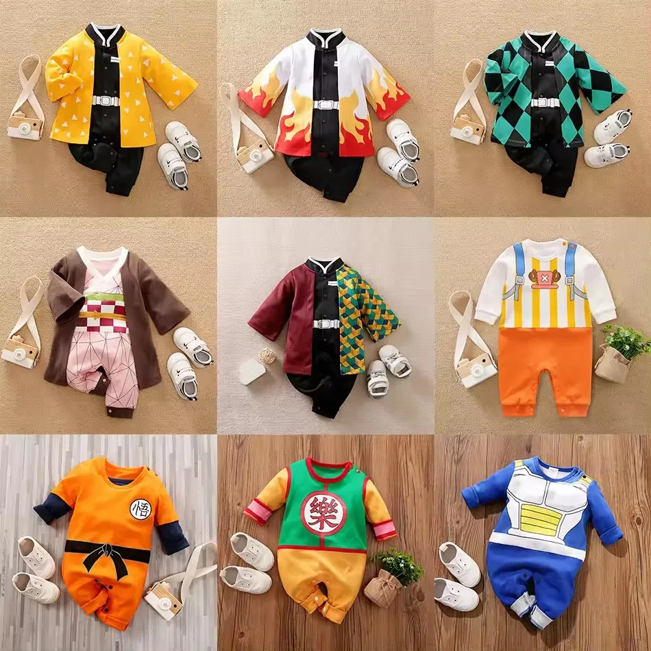 Infant Cotton Romper Baby Boy Girl Anime Clothes Halloween Cosplay Costume Kids Jumpsuit Toddler Overalls
Infant Cotton Romper Baby Boy Girl Anime Clothes Halloween Cosplay Costume Kids Jumpsuit Toddler Overalls