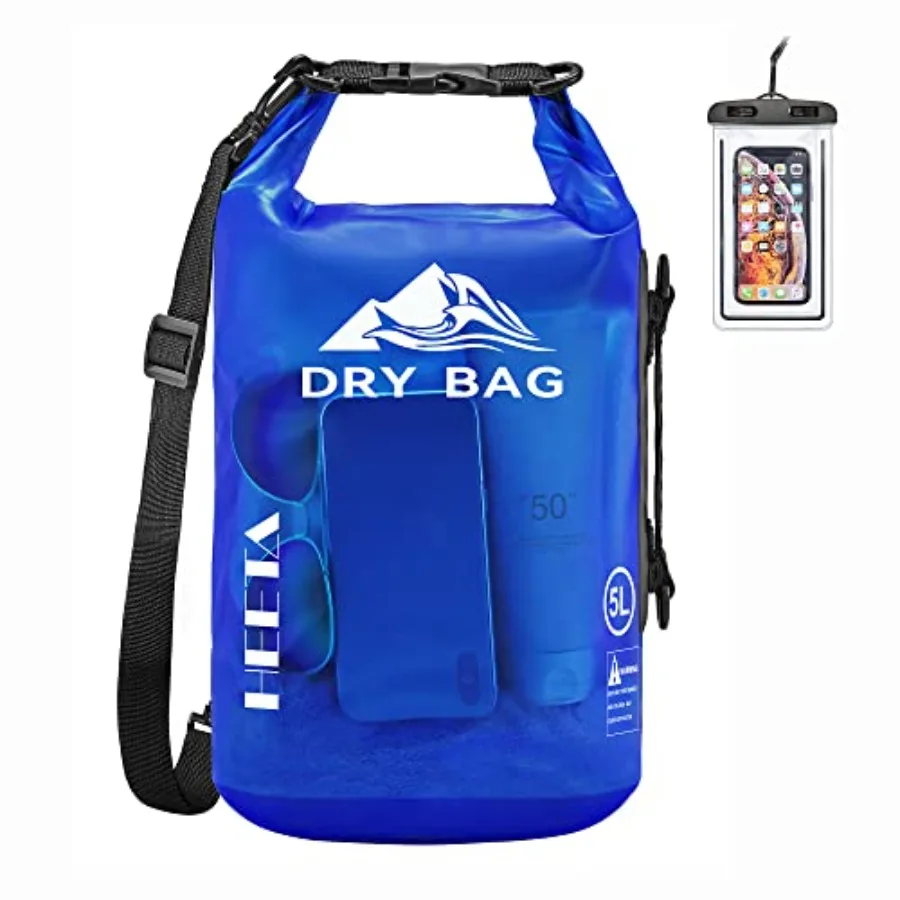 Dry Bag Waterproof for Women Men 5L/10L/20L/30L/40L Roll Top Lightweight Dry Storage Bag Backpack with Phone Case for Travel Sw
Dry Bag Waterproof for Women Men 5L/10L/20L/30L/40L Roll Top Lightweight Dry Storage Bag Backpack with Phone Case for Travel Sw