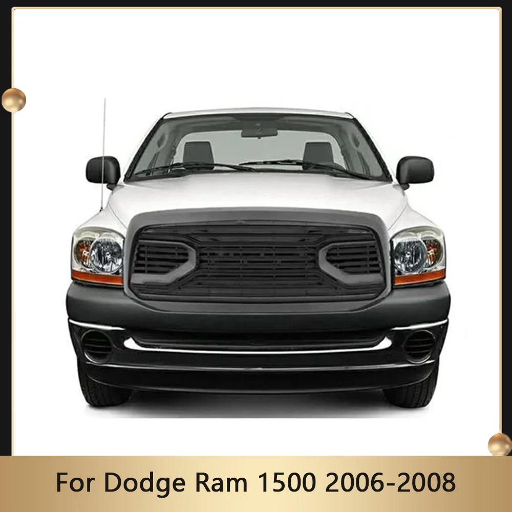 Big Horn Style Upper Bumper Grill With Lights With Letters Grid For Dodge RAM 1500 2006-2008 Front Middle Net Grille Accessories
Big Horn Style Upper Bumper Grill With Lights With Letters Grid For Dodge RAM 1500 2006-2008 Front Middle Net Grille Accessories