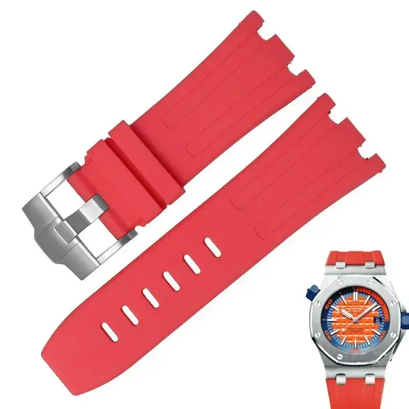 Silicone Watch Band for AP Audemars&Piguet 15703 15710 26067 26470 26178 Royal Oak Offshore 28mm Sports Watch Strap Accessories
Silicone Watch Band for AP Audemars&Piguet 15703 15710 26067 26470 26178 Royal Oak Offshore 28mm Sports Watch Strap Accessories