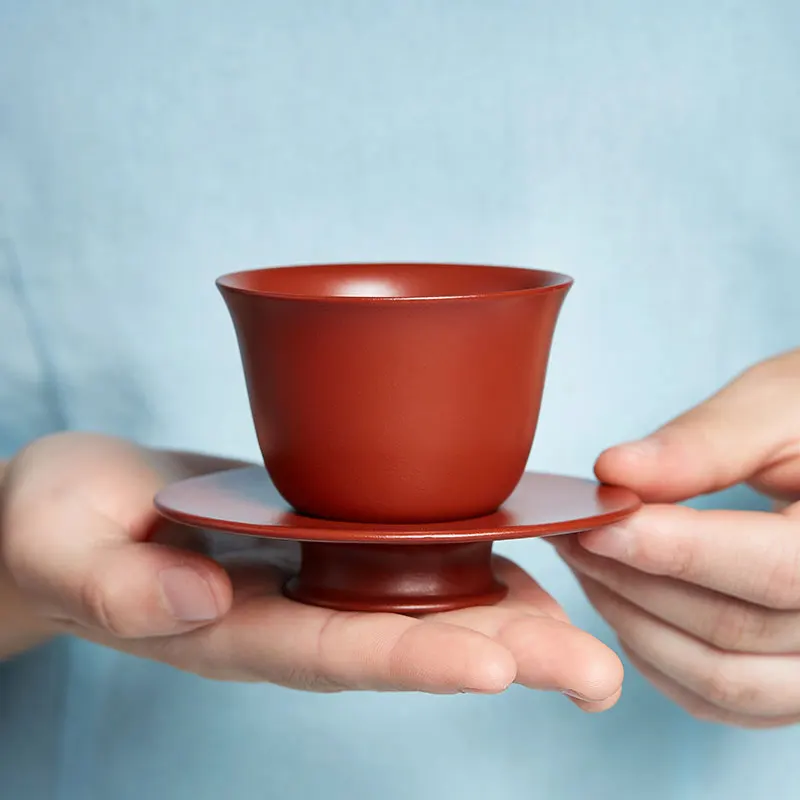 Yixing Purple Clay Handmade Zisha Chinese Cup Small Teacup Ore Dahongpao Tea Bowl
Yixing Purple Clay Handmade Zisha Chinese Cup Small Teacup Ore Dahongpao Tea Bowl