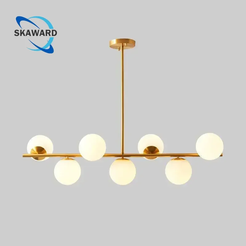 Nordic Modern Glass Ball Chandeliers Hanging Pendant Light for Living Dining Room Kitchen Restaurant Decor Art Suspension Lustre
Nordic Modern Glass Ball Chandeliers Hanging Pendant Light for Living Dining Room Kitchen Restaurant Decor Art Suspension Lustre