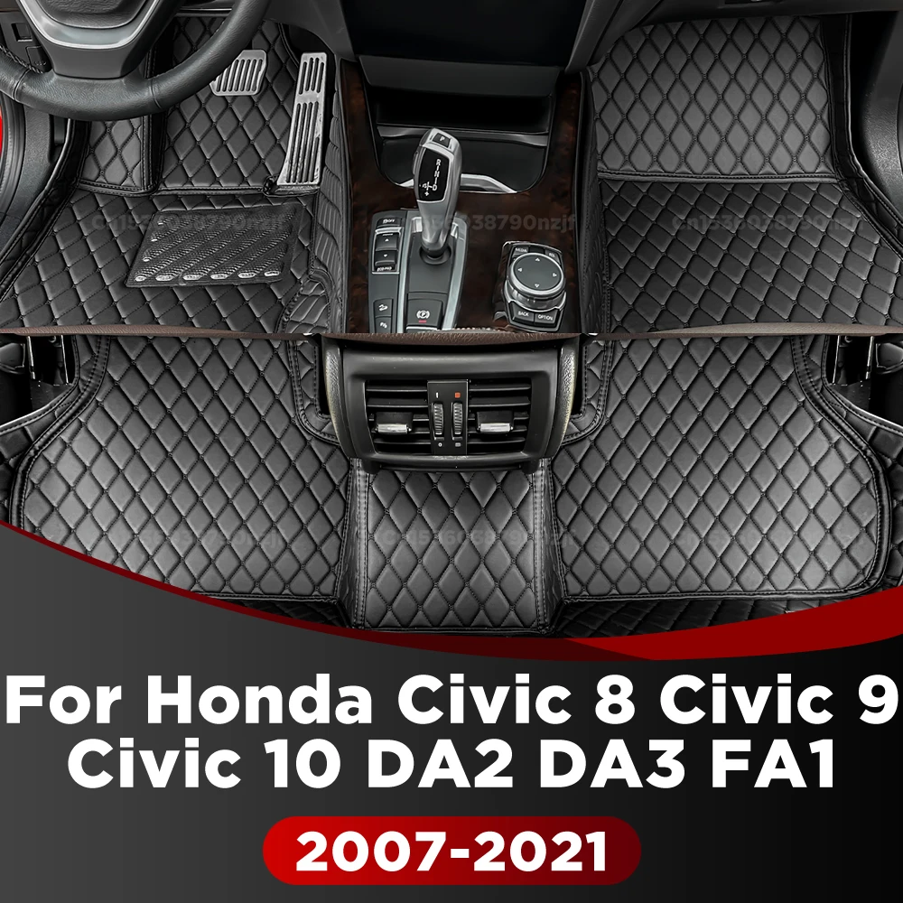 For Honda Civic8 DA2 Civic9 DA3 Civic10 FA1 2007-2021 Custom Car Floor Mat Automobile Carpet Interior Accessories Protective
For Honda Civic8 DA2 Civic9 DA3 Civic10 FA1 2007-2021 Custom Car Floor Mat Automobile Carpet Interior Accessories Protective