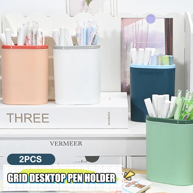 2Pcs Creative Multifunctional Pen Container Makeup Desktop Office Organizer Cosmetic Storage Bucket Large Capacity Pen Container
2Pcs Creative Multifunctional Pen Container Makeup Desktop Office Organizer Cosmetic Storage Bucket Large Capacity Pen Container