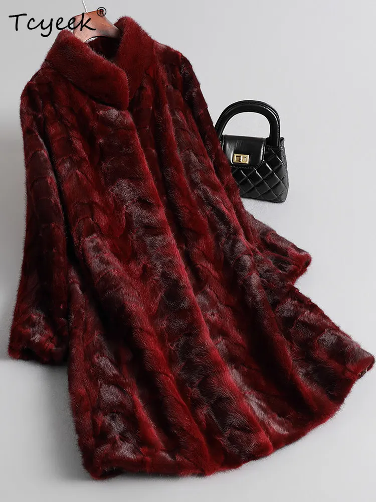 Tcyeek Пальто из 100% норки Женская зимняя одежда Куртка из натурального меха Женские пальто средней длины Новые пальто с воротником из лисьего меха Пальто Женско
Tcyeek Пальто из 100% норки Женская зимняя одежда Куртка из натурального меха Женские пальто средней длины Новые пальто с воротником из лисьего меха Пальто Женско
