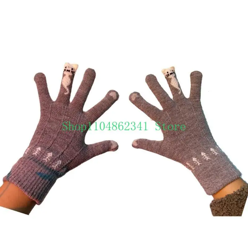 652F Stylish Cats Screentouch Gloves Windproof Warmth Hand Gloves for Outdoor Activity
652F Stylish Cats Screentouch Gloves Windproof Warmth Hand Gloves for Outdoor Activity