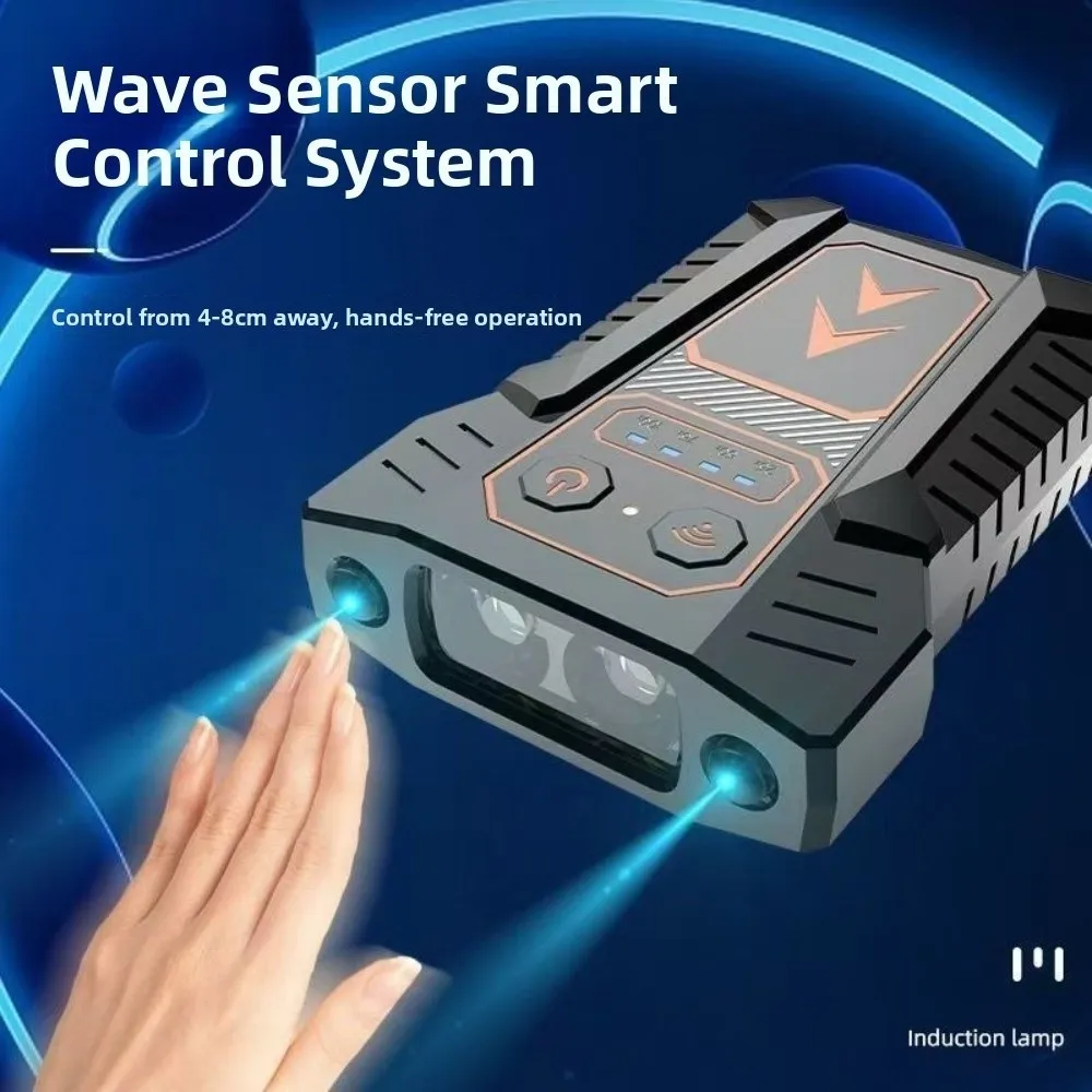 Wave Sensing Hat Clip Light Ultra Light Head Mounted Sensing Headlight with Display Waterproof Hat Brim Light Fishing 
Wave Sensing Hat Clip Light Ultra Light Head Mounted Sensing Headlight with Display Waterproof Hat Brim Light Fishing