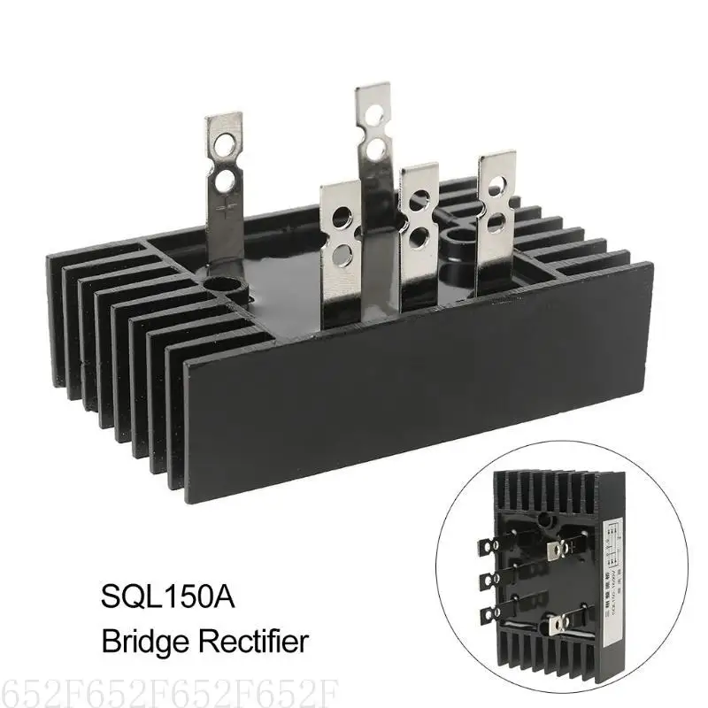 652F MDQ 5-terminal Black Three Phase Diode Bridge Rectifier 150A High Power 1000-1600V Bridge Rectifier Module Board
652F MDQ 5-terminal Black Three Phase Diode Bridge Rectifier 150A High Power 1000-1600V Bridge Rectifier Module Board