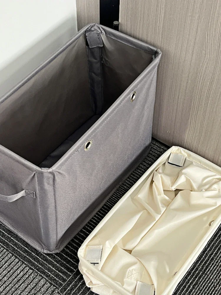 Multi functional wall mounted storage box for household use, no punching storage rack, foldable dirty clothes basket
Multi functional wall mounted storage box for household use, no punching storage rack, foldable dirty clothes basket