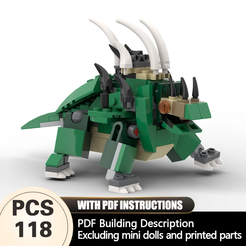 Creators Animal Series Model MOC Building Bricks Horned Reptile Modular Technology Gifts Holiday Assemble Children Toys Suit
Creators Animal Series Model MOC Building Bricks Horned Reptile Modular Technology Gifts Holiday Assemble Children Toys Suit