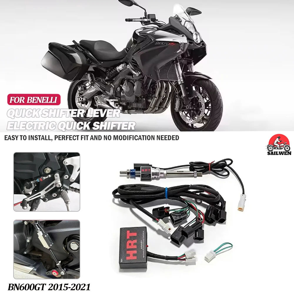 For Benelli BN600GT 2015-2021 one-way/two-way Quick shifter Motorcycle Parts QuickShifter Quick Shift System Electric Quic
For Benelli BN600GT 2015-2021 one-way/two-way Quick shifter Motorcycle Parts QuickShifter Quick Shift System Electric Quic