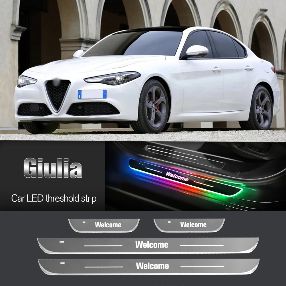 Car Door Sill Light For Alfa Romeo Giulia 2015-2022 2017 2019 2021 Customized Logo LED Welcome Threshold Pedal Lamp Accessories
Car Door Sill Light For Alfa Romeo Giulia 2015-2022 2017 2019 2021 Customized Logo LED Welcome Threshold Pedal Lamp Accessories