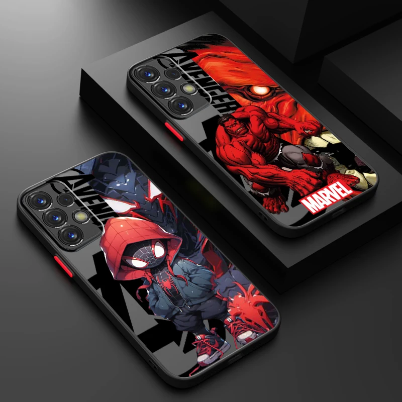 Marvel Avengers SpiderMan Hulk Frosted Translucent For Samsung Note 20 A35 A03 A54 A31 A22 A34 A14 A24 A04 A55 5G Soft
Marvel Avengers SpiderMan Hulk Frosted Translucent For Samsung Note 20 A35 A03 A54 A31 A22 A34 A14 A24 A04 A55 5G Soft
