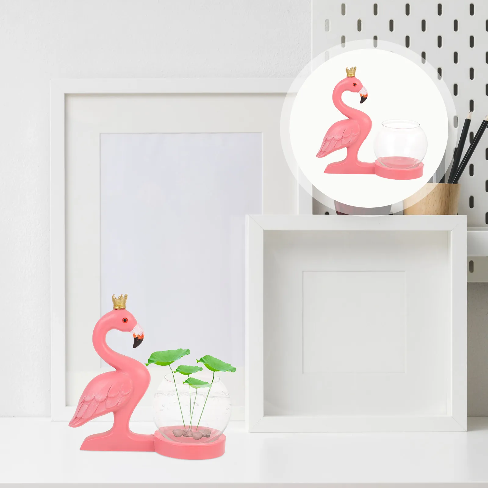 Flamingo Vase Transparent Glass Resin Creative Home Decor Desktop Hydroponic Plant Terrarium Flower Vase Centerpieces Plants
Flamingo Vase Transparent Glass Resin Creative Home Decor Desktop Hydroponic Plant Terrarium Flower Vase Centerpieces Plants