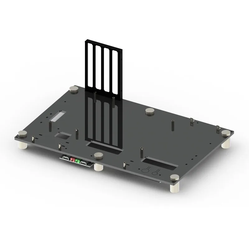 Acrylic simple DIY open transparent computer case main board fixed bracket MATX small board test platform
Acrylic simple DIY open transparent computer case main board fixed bracket MATX small board test platform
