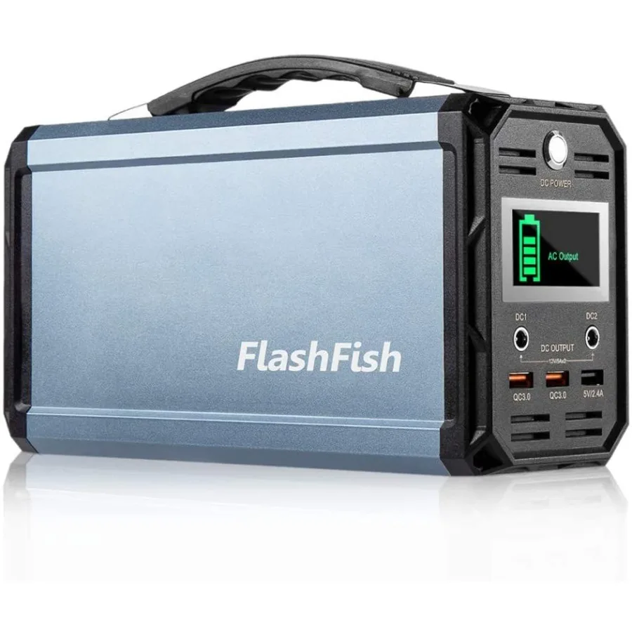 Солнечный генератор мощностью 300 Вт FlashFish, 60000 мАч, портативная электростанция, питьевой генератор для кемпинга, батарея CPAP, перезаряжаемая солнечной панелью
Солнечный генератор мощностью 300 Вт FlashFish, 60000 мАч, портативная электростанция, питьевой генератор для кемпинга, батарея CPAP, перезаряжаемая солнечной панелью