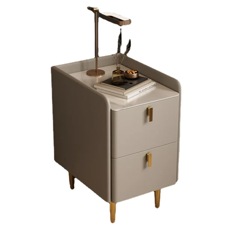 Hxl Solid Wood Ultra-Narrow Light Luxury Bedside Table Bedroom Rock Plate Small Leather Bedside Cabinet
Hxl Solid Wood Ultra-Narrow Light Luxury Bedside Table Bedroom Rock Plate Small Leather Bedside Cabinet