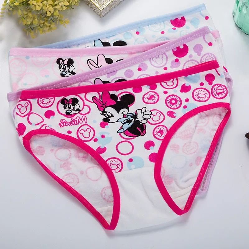4pcs Miniso for Minnie Mouse Girls Triangle Cotton Panties Cartoon Four Color Bottoms Children's Panties Briefs for 2-10years
4pcs Miniso for Minnie Mouse Girls Triangle Cotton Panties Cartoon Four Color Bottoms Children's Panties Briefs for 2-10years