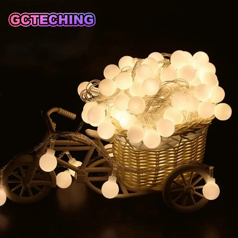 3M Ball LED String Lights Outdoor Ball Chain Lights Garland Lights Bulb Fairy Lights Party Home Wedding Garden Christmas Decor
3M Ball LED String Lights Outdoor Ball Chain Lights Garland Lights Bulb Fairy Lights Party Home Wedding Garden Christmas Decor