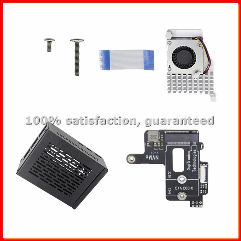 For 5 PCIe to M.2 NVMe HAT+Radiator+Case SSD MINI Adapter Board for 2242 2230 NVMe SSD Expansion Board-ABAM
For 5 PCIe to M.2 NVMe HAT+Radiator+Case SSD MINI Adapter Board for 2242 2230 NVMe SSD Expansion Board-ABAM