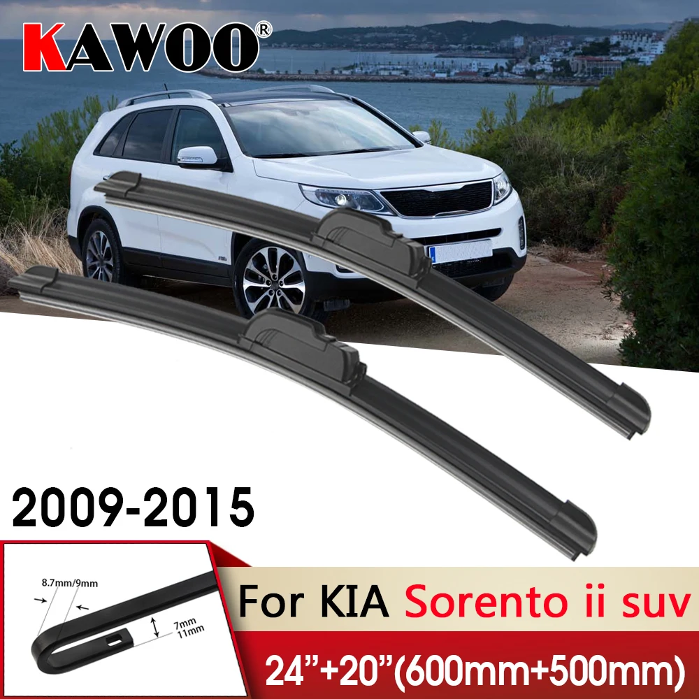For KIA Sorento ii suv(XM) 2009-2015 24"+20" Front Car Wiper Blade U HOOK Arm Windshield Windscreen Front Wipers
For KIA Sorento ii suv(XM) 2009-2015 24"+20" Front Car Wiper Blade U HOOK Arm Windshield Windscreen Front Wipers