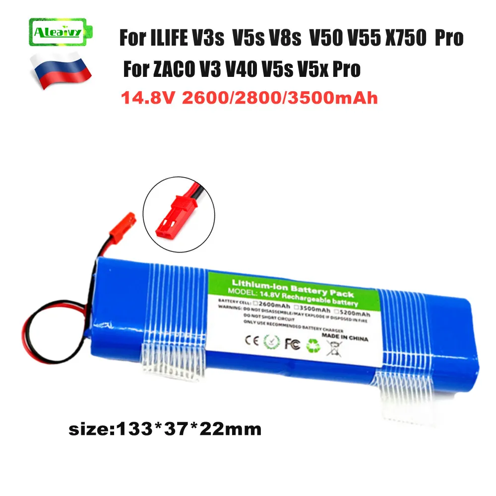 Аккумулятор 14,8 в, 2600 мАч, 3200 мАч, литиевая батарея для ilife V5 V5s V50 V3 plus v3s pro, сменная батарея ilife для робота-пылесоса
Аккумулятор 14,8 в, 2600 мАч, 3200 мАч, литиевая батарея для ilife V5 V5s V50 V3 plus v3s pro, сменная батарея ilife для робота-пылесоса